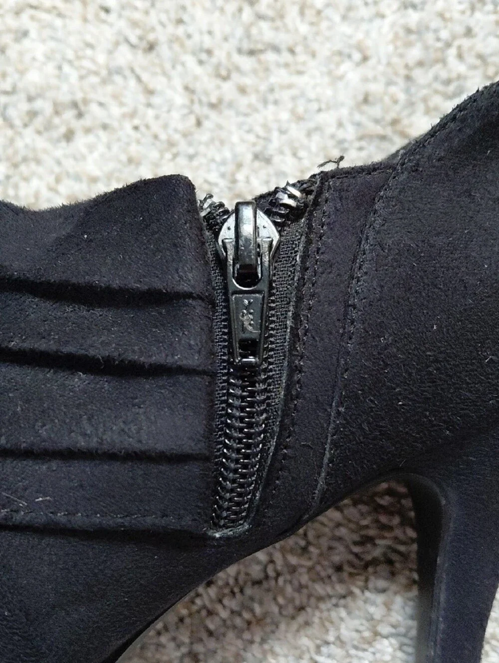 Mossimo Supply Co. Black Suede Ankle Booties